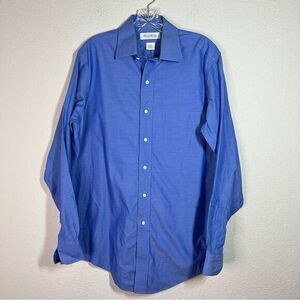 Brooks Brothers Blue Long Sleeves Non-Iron Button Down Shirt Men's Size 15-34‎